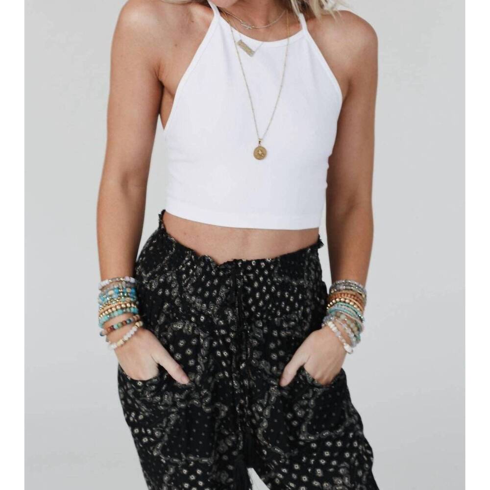 NEW THREE BIRD NEST peace dreamcatcher tattoo bralette in white
